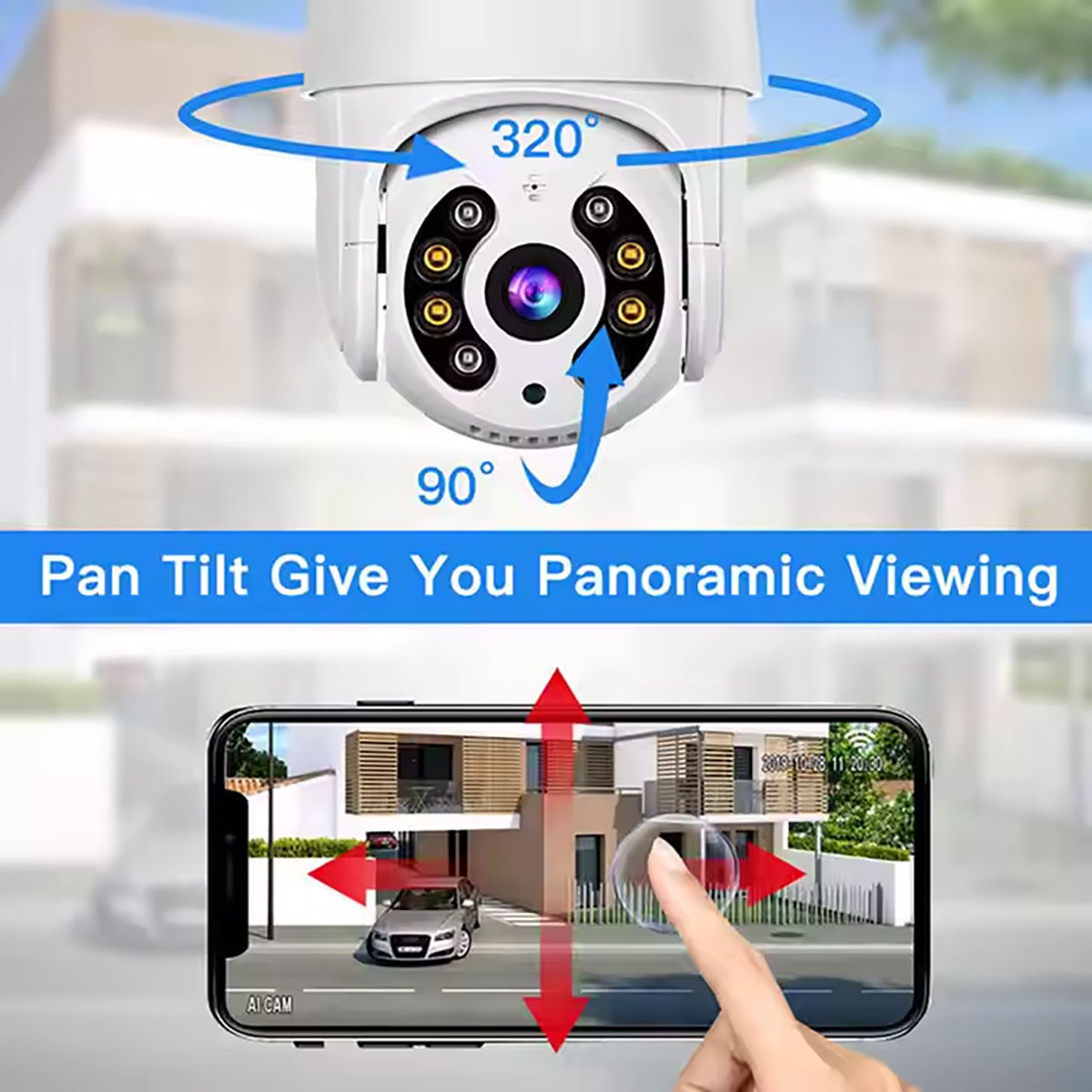 2MP 4G Sim Card HD PTZ IP Network Camera Indoor Speed Dome Wireless Wifi Mini Camera Outdoors Security Camhipro CCTV (2)