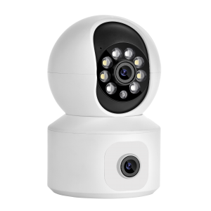WIFI PT Camera (Fixed Lens): Pan/Tilt, Amazon Cloud, 128G TF, Audio, Motion Alert