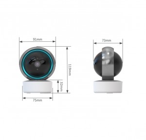 5G WIFI Dual Bands Security Wireless IP Cameras Support 256GB TF Card