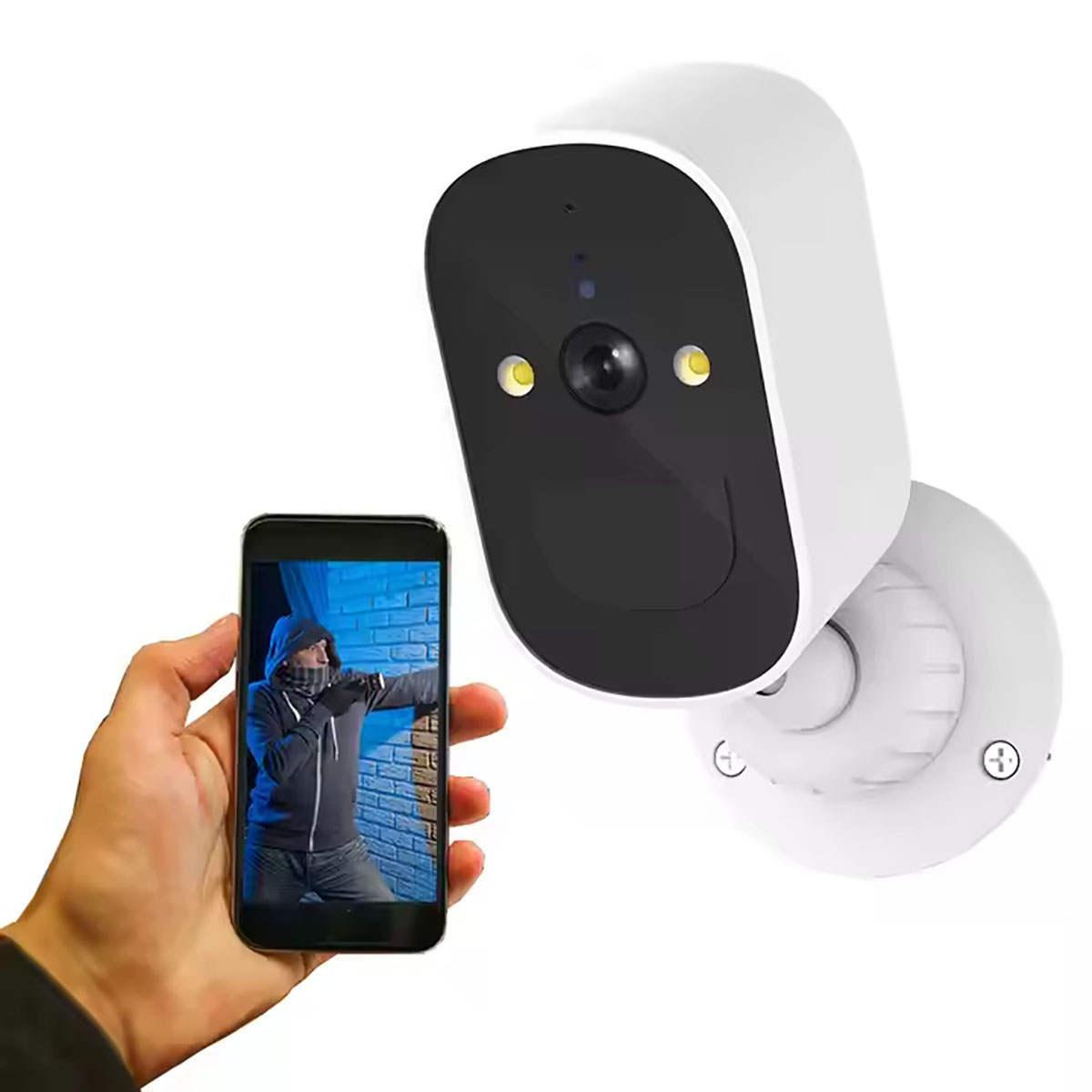 3MP Long Last 18650 Battery Life WiFi CCTV Camera ICSEE 1080P Waterproof Wireless Security Battery WiFi IP Camera (1)