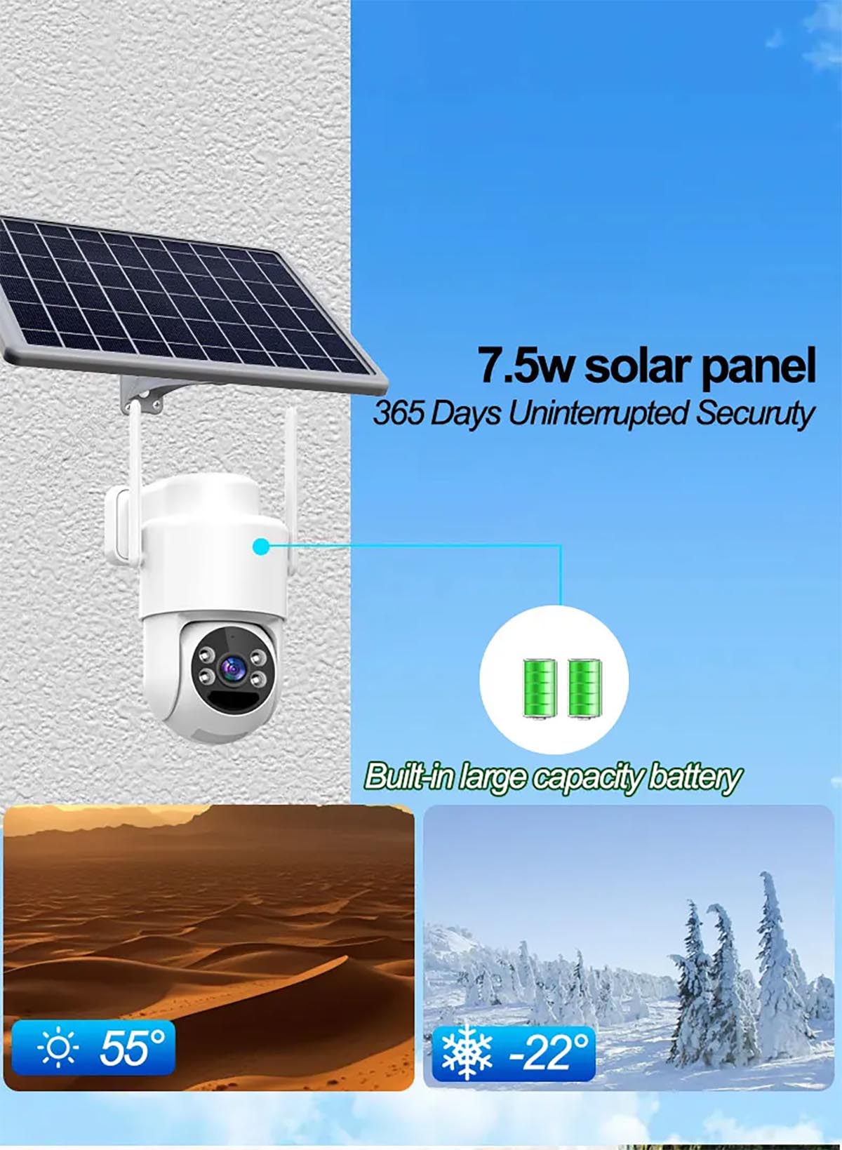 4MP Standalone All-Day Recording with Always-On Video Mode Smart Home Solar Battery AOV Camera (4)