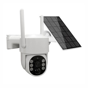 Kamera CCTV Tenaga Surya WIFI 4MP Tahan Air IP65 Audio 2 Arah Nirkabel HD 2MP 4MP Baterai Tenaga Surya
