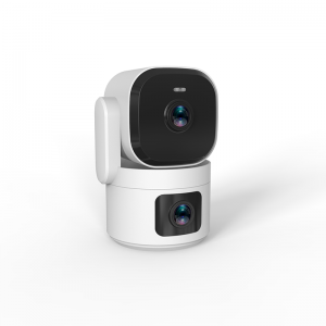 UHD Dual Lens 2K 4MP 360° PTZ WLAN Indoor WiFi Camera