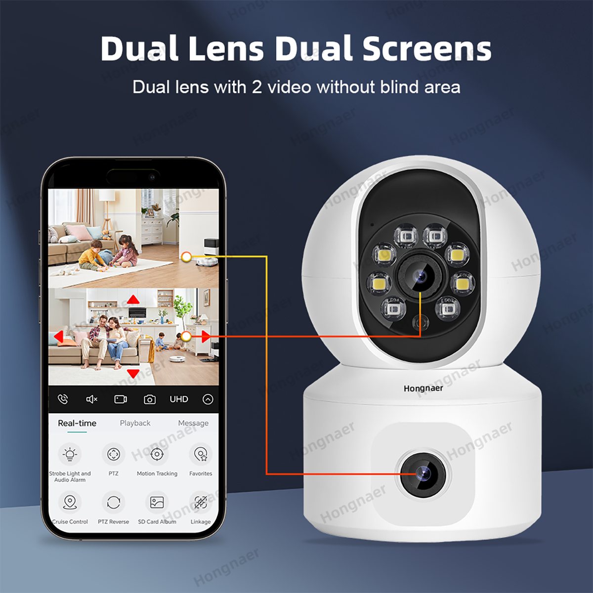 5G Dual-Band WiFi CCTV Camera with Dual Lenses (1)