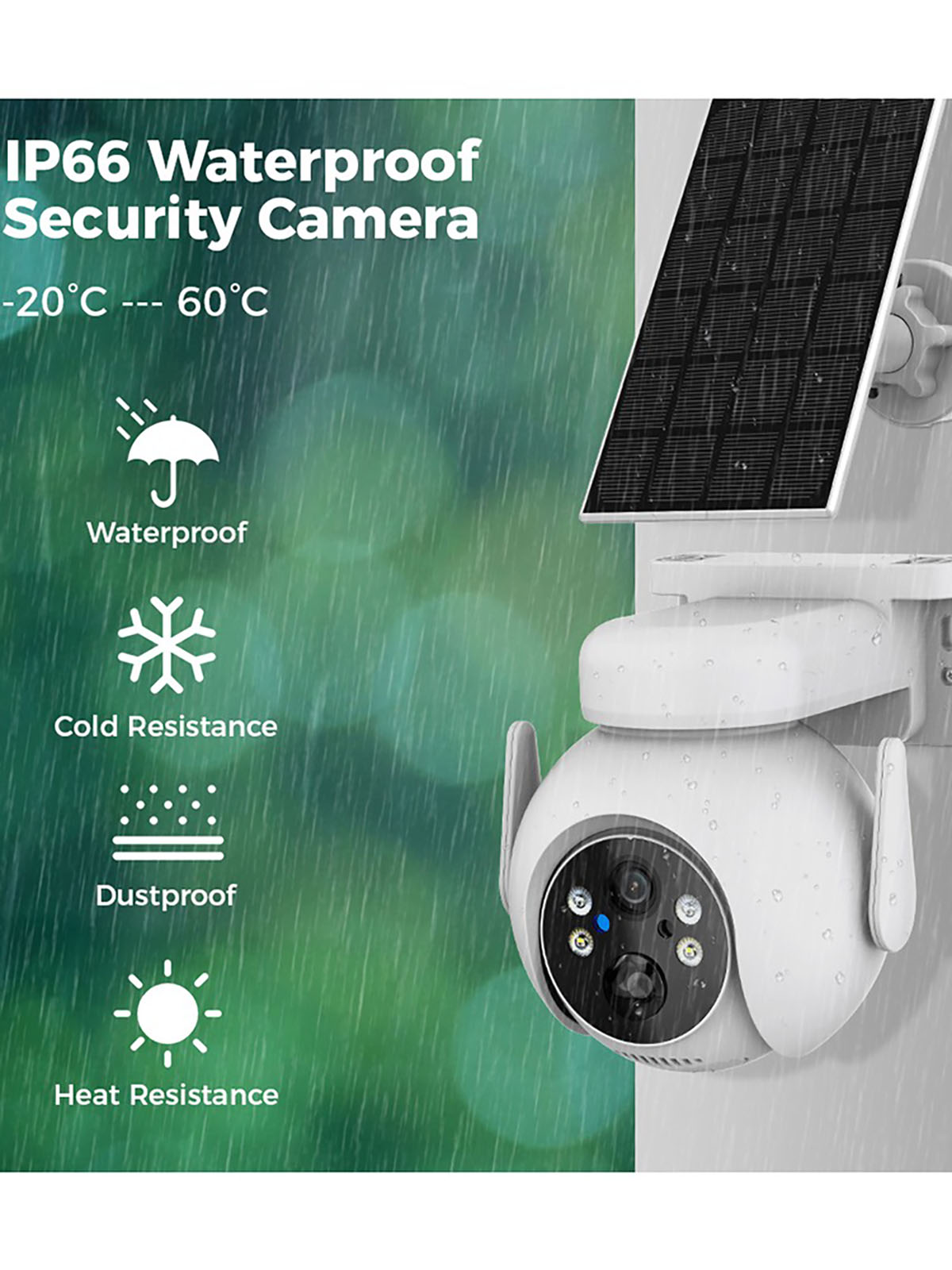 ICsee 4MP 4G LTE Solar Camera Outdoor Wireless Security Camera with PIR Human Detection Battery Network Category  (5)