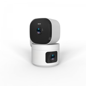 UHD Dual Lens 2K 4MP 360° PTZ WLAN Indoor WiFi Camera