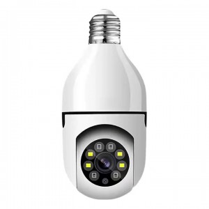 Tuya WiFi E27 Bulb CCTV Full Color AI Security Camera
