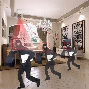 FHD Pet Baby2-Way Audio indoor Security AI detection Indoor WiFi Camera – Black