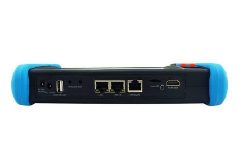 IPC 9800 plus 7 Inch H.265 4K CCTV Tester Monitor IP Analog Camera Tester ONVIF POE 12V output