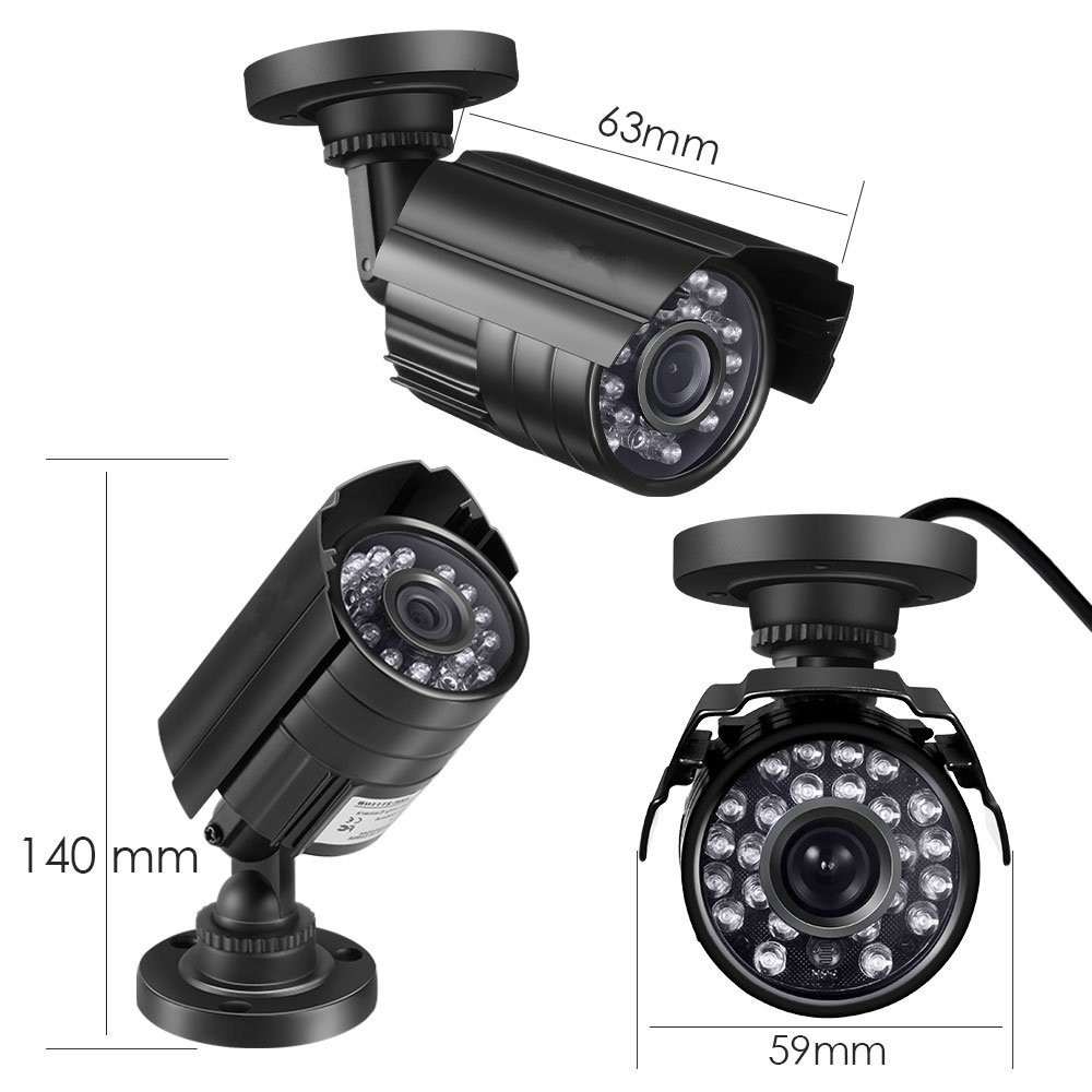 HD outdoor waterproof home security video surveillance camera set system IP AHD DVR Video Recorder cctv camera dvr kit