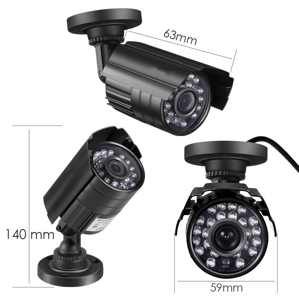 Kit Sistema de Câmera AHD DVR Segurança, Cor Outdoor, Night Vision,  Vigilância CCTV, Face Video Recorder, 4K, 8MP, 16CH, Full HD - AliExpress