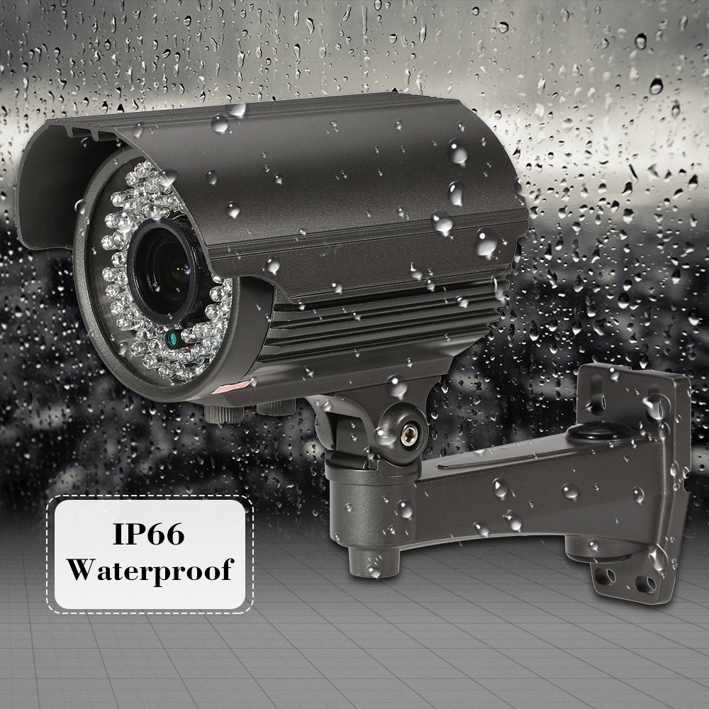 4MP Zoom Bullet AHD Camera Varifocals Lens OSD 72Pcs IR Leds Infrared Waterproof Outdoor Analog Camera