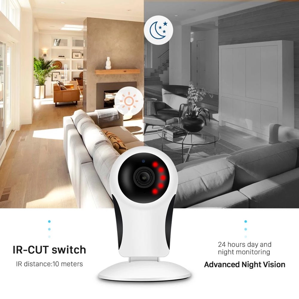 factory price tuya HD 2MP night vision micro  home security camera 360 wifi mini surveillance camera cctv smart home camera
