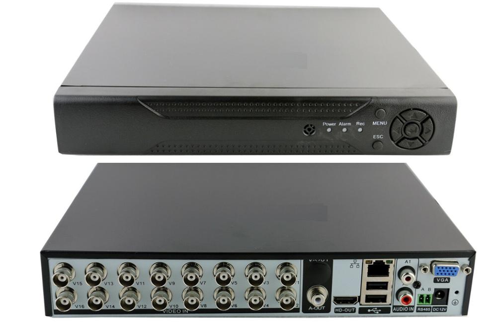 16CH H.265+ 5MP 1080P AHD DVR TVI 6 IN 1 Hybrid HD Video Recorder H.264 CCTV Security System