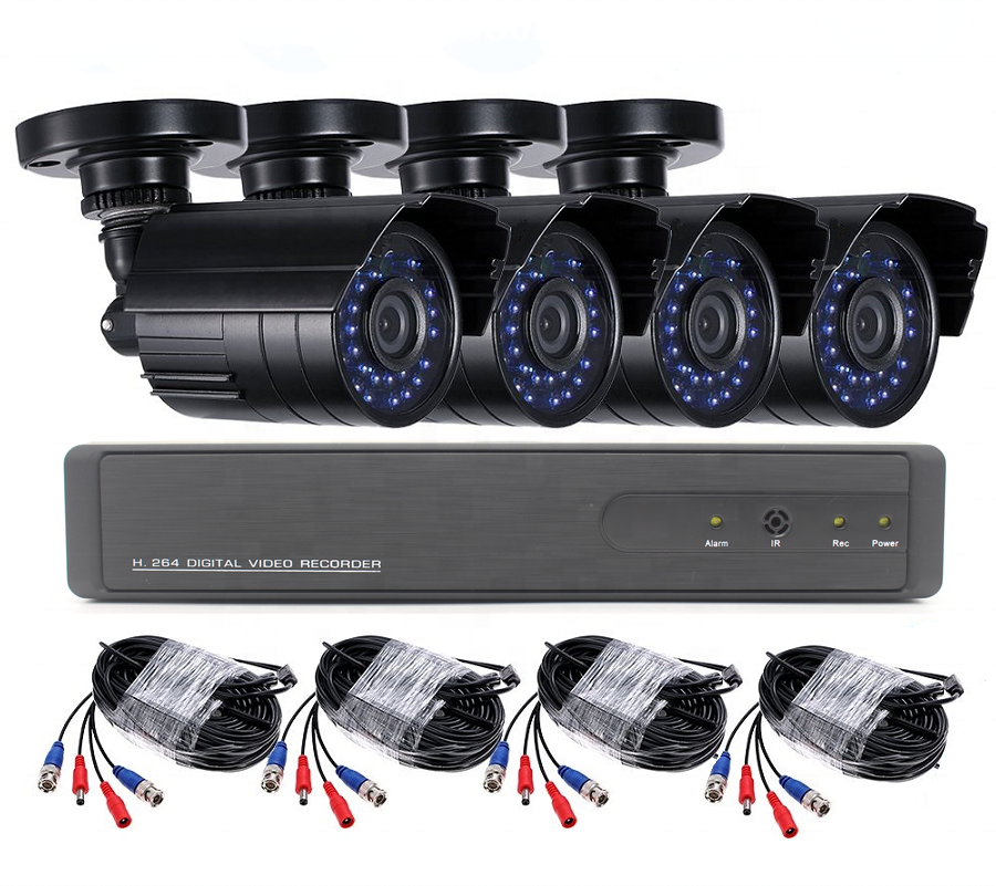 1080P HD Camera kits 4ch ahd dvr kit security cctv camera system with bullet outdoor 1080p 2mp hd camera system