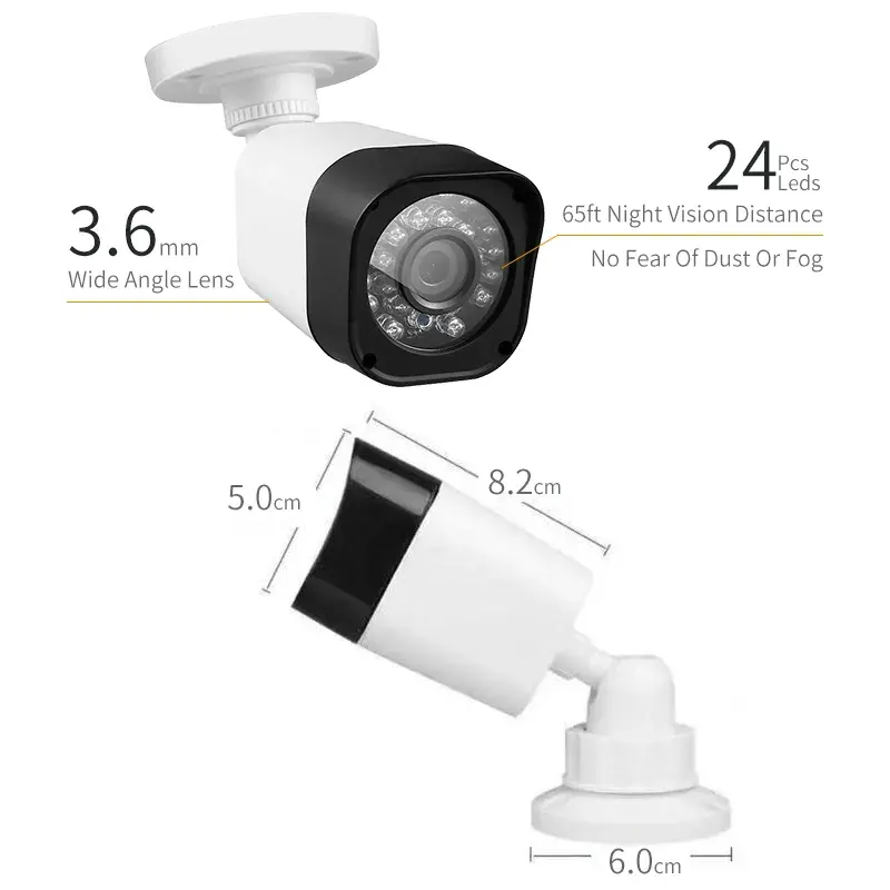 HD 2MP 5MP 8MP 4-Ch Port AHD  Security Camera System 5MP CCTV Video Cctv Night Vision  (1)
