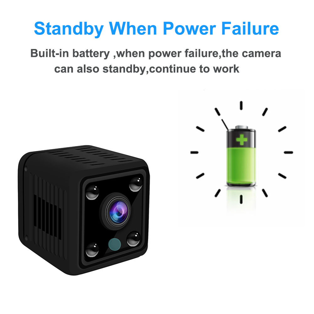 2021 Portable 1MP Night Vision Small Indoor Remote Battery sustainable Mini bus camera