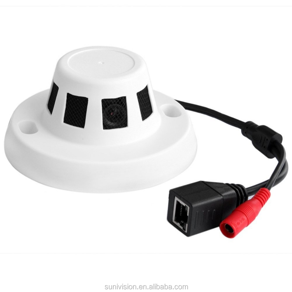 720p Spy Camera with Network Covert Smoke Detector with 3.7mm Pinhole Lens support Onvif