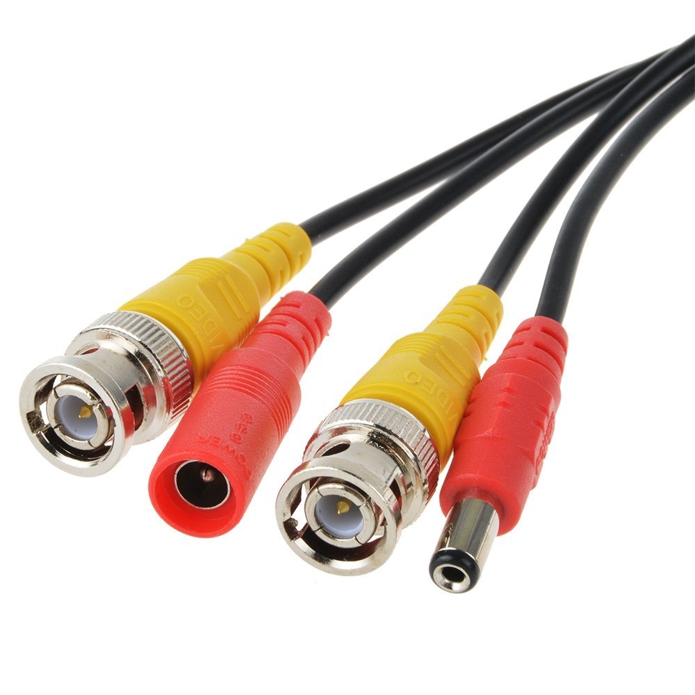 bnc video power cable for security camera
