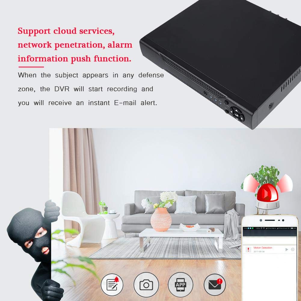 4CH H.265  5MP 6 IN 1 DVR FACE DETECTION AND PLAY BACK DVR SUPPORT XVI AHD TVI CVI CVBS IP CAMERA(ONVIF) Support 1 SATA HDD