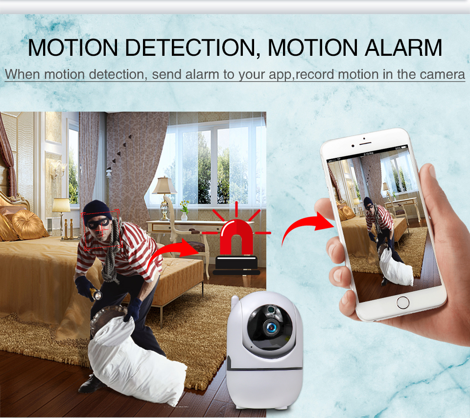 Two way audio security baby & pet monitor cctv smart home with camera 360 surveillance degree wifi mini camera