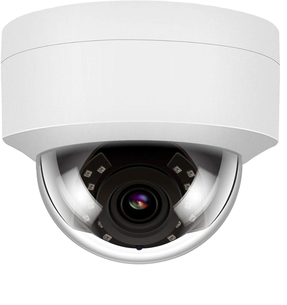 4K 8MP IP Security Dome Camera  wide angle Indoor outdoor Weatherproof IP66  with night vision