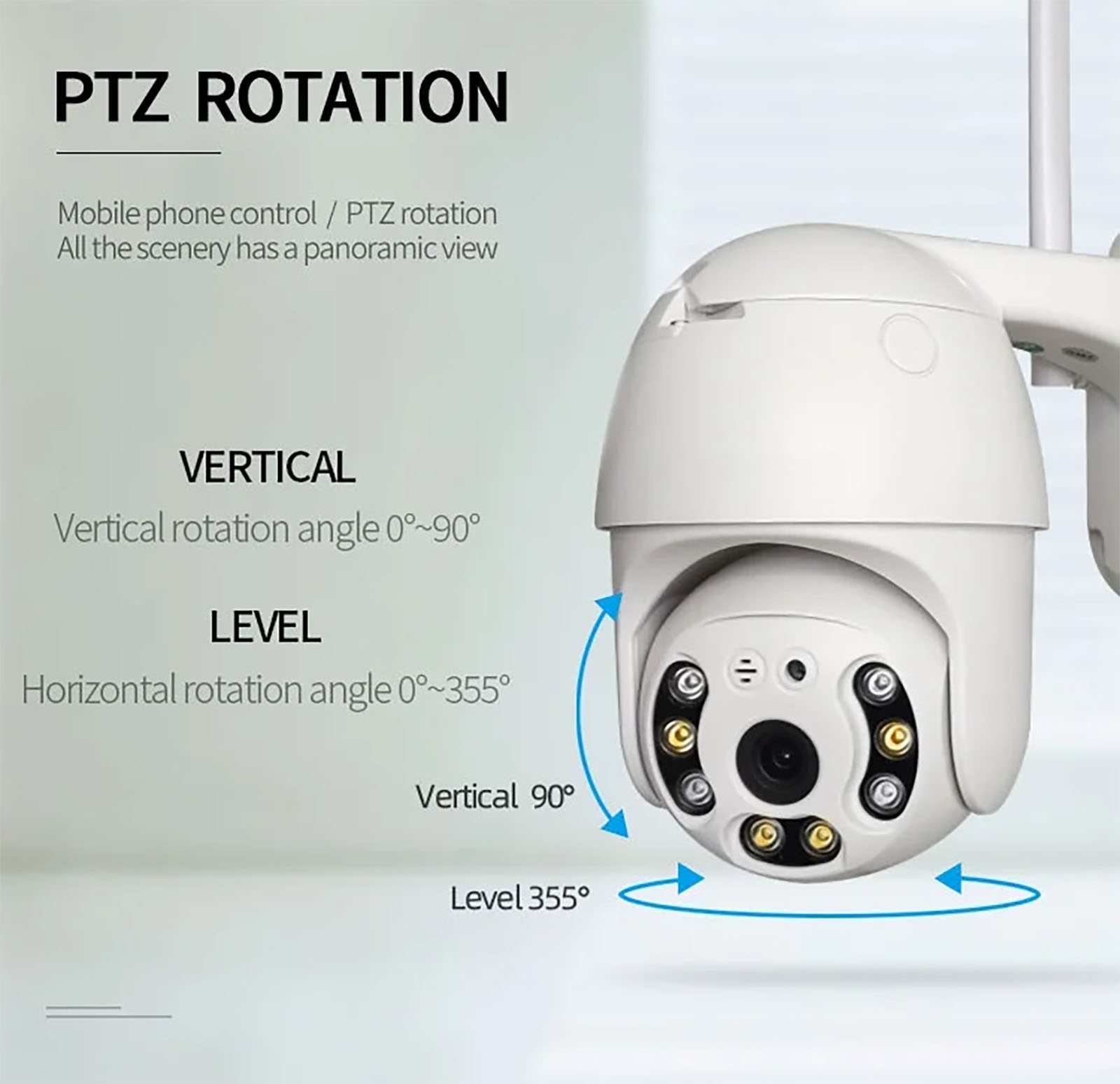 ICSEE 3MP4MP8MP HD Outdoor Security Wifi Network PTZ Camera (4)