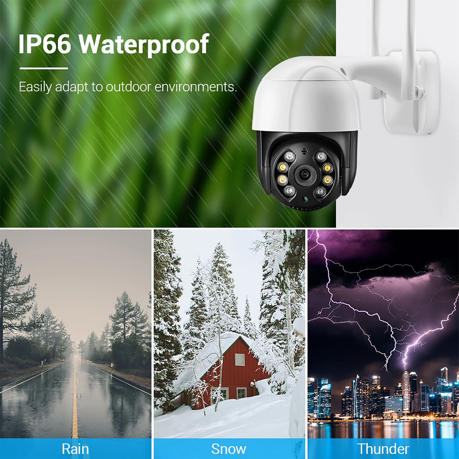 ICSEE 3MP4MP8MP HD Outdoor Waterproof Wifi PTZ Camera (5)