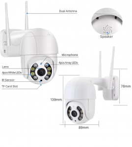 ICSEE 3MP/4MP/8MP Outdoor Surveillance Wireless Smart PTZ Camera