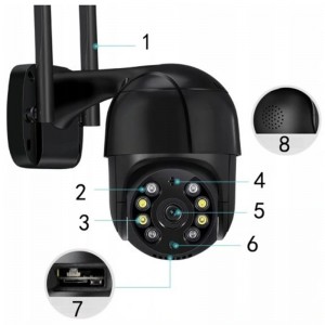 ICSEE 3MP/4MP/8MP Outdoor Surveillance Wireless Smart PTZ Camera