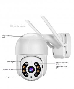ICSEE 3MP/4MP/8MP Outdoor Surveillance Wireless Smart PTZ Camera