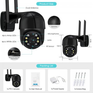 ICSEE 3MP/4MP/8MP Outdoor Surveillance Wireless Smart PTZ Camera