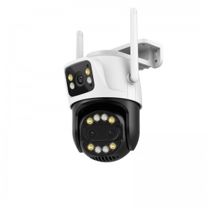 ICSEE 8MP Three Lens Three Screen Video Display Wifi PTZ Camera