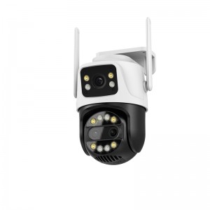 ICSEE 8MP Three Lens Three Screen Video Display Wifi PTZ Camera