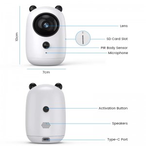 Icsee 4MP CCTV Security Camera Wifi Two-Way Audio Night Vision Al Human Detection Smart Baby Monitor