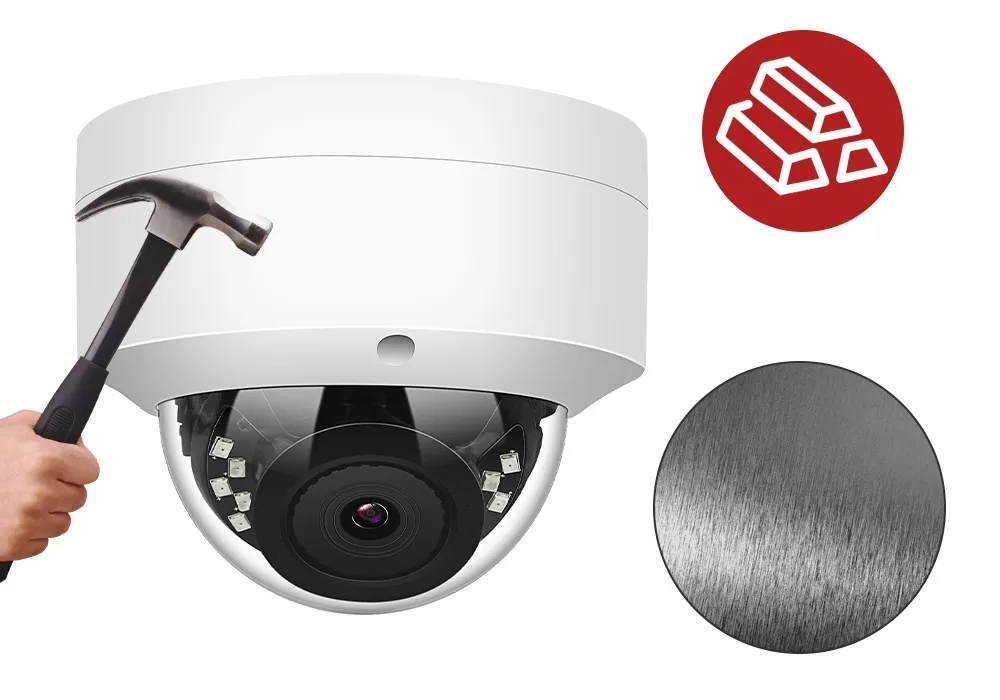 Outdoor IP66 Waterproof 4MP 5MP 8MP HD Night Vision POE Vandalproof Security Surveillance CCTV Dome Network IP Camera IPC (2)