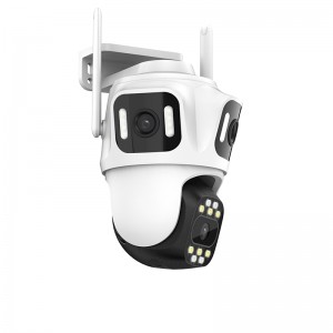 ICSEE 8MP Three Lens Three Screen Wifi Smart Home PTZ Security Camera
