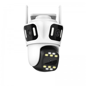 ICSEE 8MP Three Lens Three Screen Wifi Smart Home PTZ Security Camera
