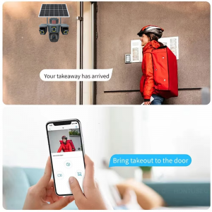 Outdoor Solar WiFi IP Smart Camera (12000mAh, IP65)