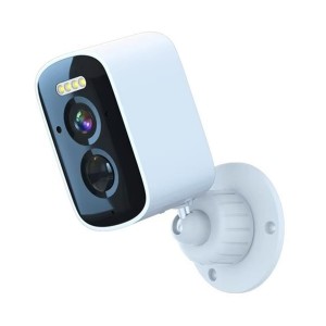 Solar Powered Wireless Security Camera 2K 4MP Wall Mount Smart WiFi Camera PIR Motion Detection P66 Wireless Monitor Camera