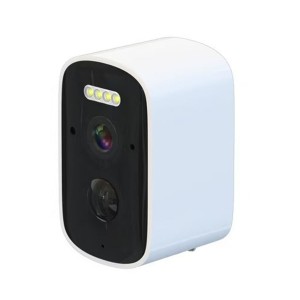 Solar Powered Wireless Security Camera 2K 4MP Wall Mount Smart WiFi Camera PIR Motion Detection P66 Wireless Monitor Camera