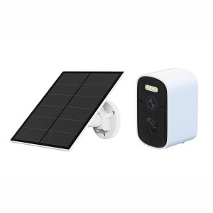 Solar Powered Wireless Security Camera 2K 4MP Wall Mount Smart WiFi Camera PIR Motion Detection P66 Wireless Monitor Camera
