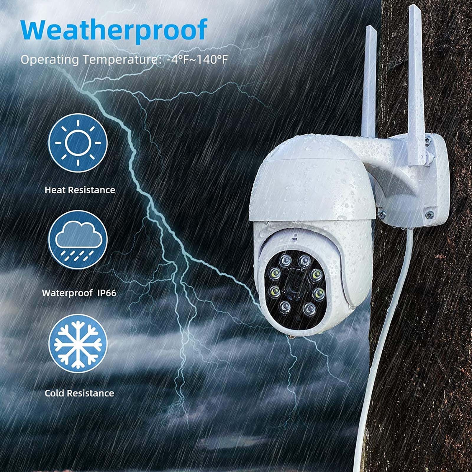 Sunisee IP Network Smart Wifi Outdoor Security PTZ Camera (1)