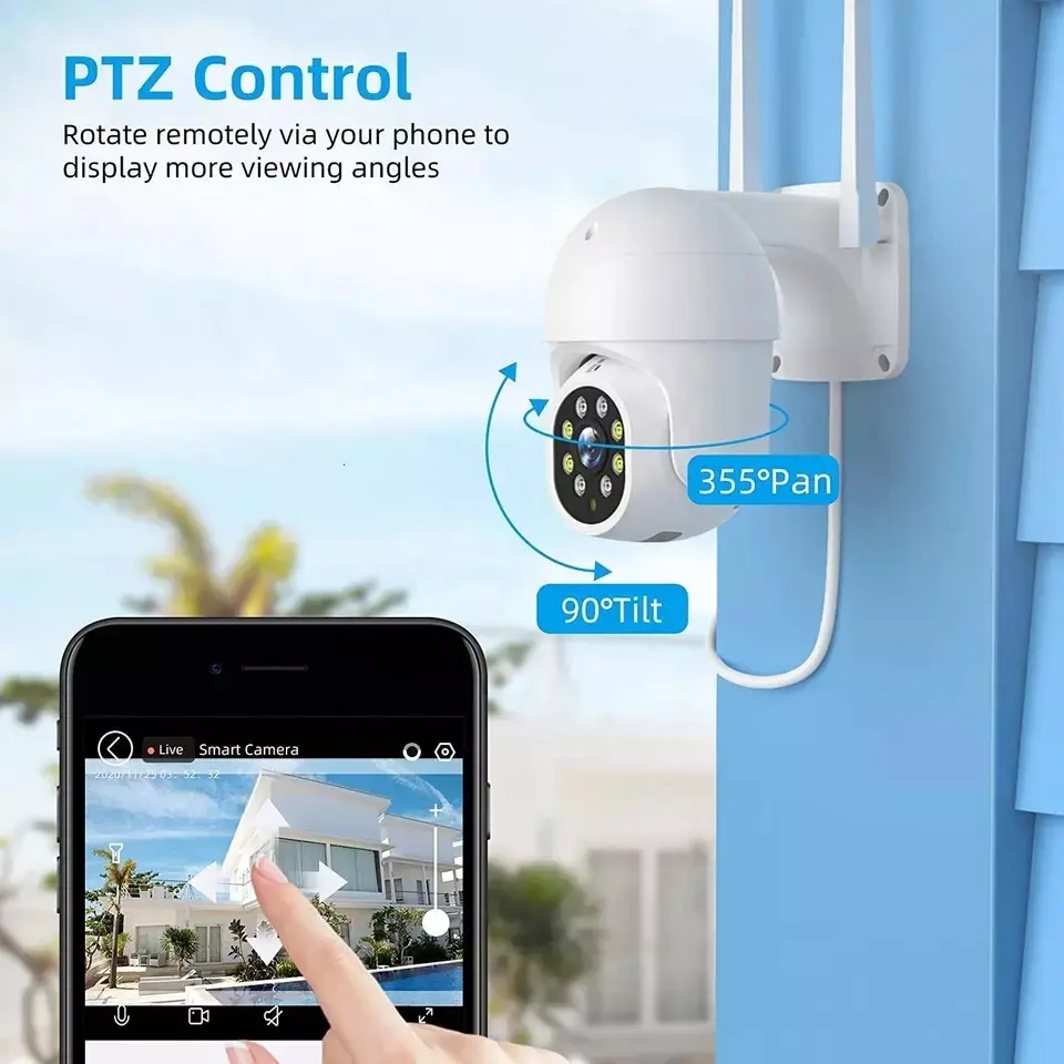Sunisee IP Network Smart Wifi Outdoor Security PTZ Camera (1)
