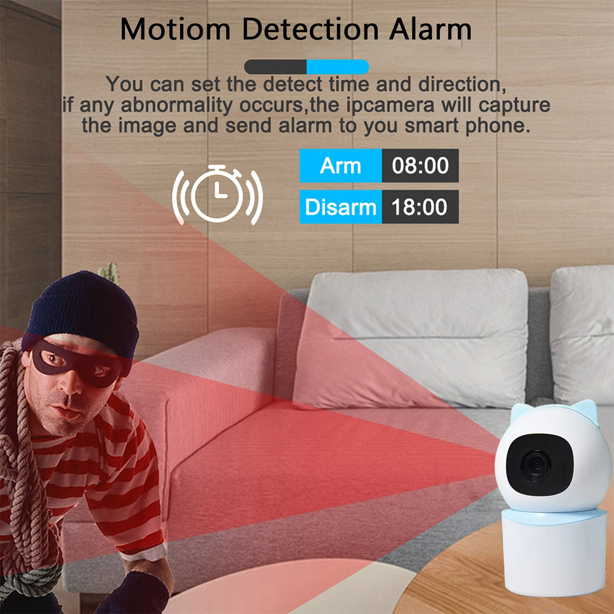 TUYA WiFi Smart Home Wireless IP Surveillance Camera Baby Monitor (5)