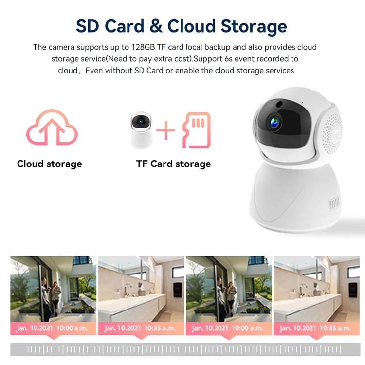 Tuya Full HD PTZ Dome Security WiFi Baby Network Camera (5)
