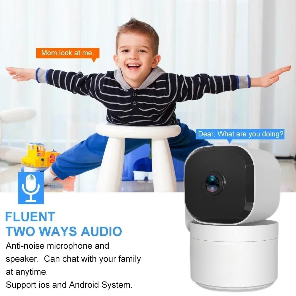 Wireless Wifi Indoor IP Camera Auto Tracking Baby Security Monitor (1)