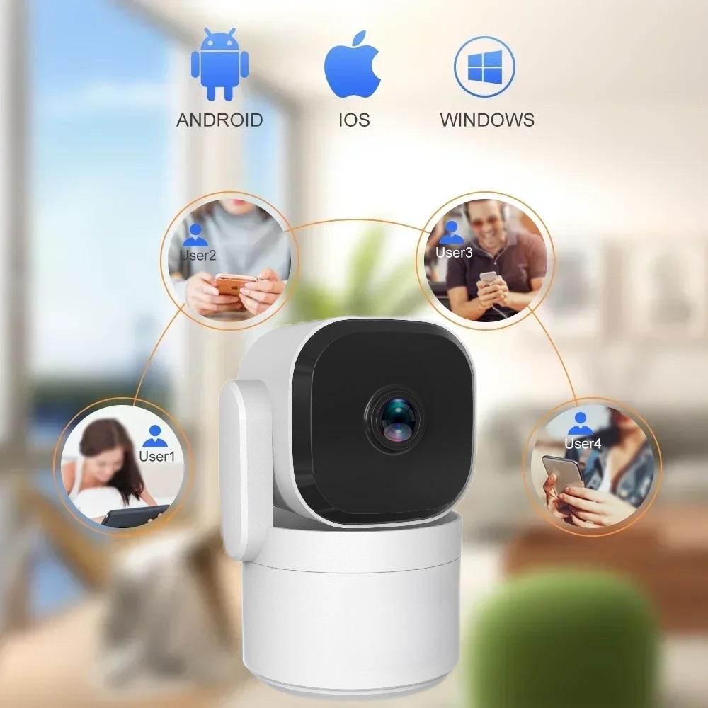 Wireless Wifi Indoor IP Camera Auto Tracking Baby Security Monitor (2)