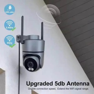  4MP Dual Lens Dual Screens Smart Video Surveillance Auto Tracking Camera