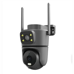  4MP Dual Lens Dual Screens Smart Video Surveillance Auto Tracking Camera